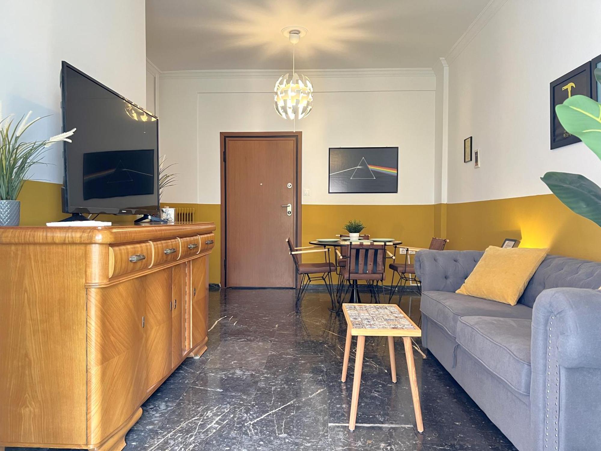 Athenian Vintage Style 2 Bdr Apartment Exteriör bild